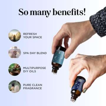 Aromatherapy Essential Oils Set for Diffusers & Relaxation