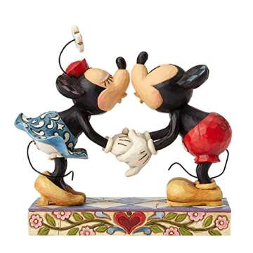 Mickey and Minnie Mouse Kiss Figurine by Jim Shore