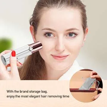 Facial Hair Removal for Women, SEIHAI Hair Removal Device(Luxury), Face Razors for Women, Personal Care Products/Facial Hair Remover for Face, Lip, Chin, Included 4 x Replacement Heads