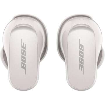 Bose QuietComfort Earbuds II, Wireless, Bluetooth, Proprietary Active Noise Cancelling Technology in...
