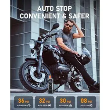 JUSUOX Tire Inflator 150PSI Cordless Air Compressor