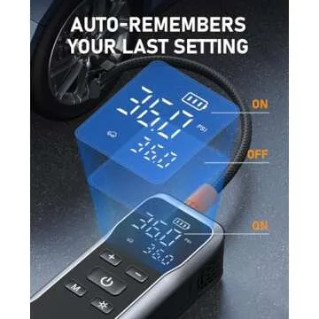 JUSUOX Tire Inflator 150PSI Cordless Air Compressor