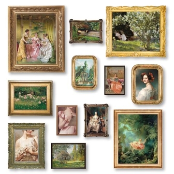 97 Decor Vintage Victorian Decor for Home - Coquette Vintage Art Prints, Light Victorian Wall Art, C...