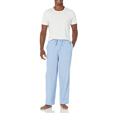Men's Cotton Poplin Pajama Pants Comfortable & Breathable