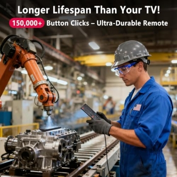 Backlit Universal Remote for All LG TVs for Easy Nighttime Use