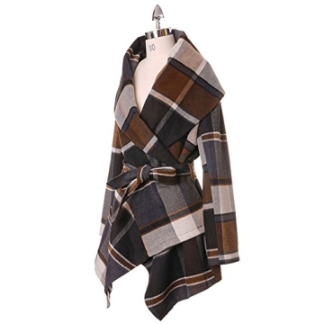 Chic Earth Tone Wool Blend Coat for Elegant Outfits