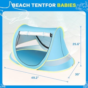 Baby Beach Tent with Sun Hat for Peaceful Outdoor Naps