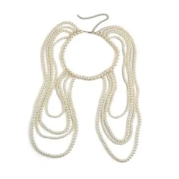 Stylish Xerling Faux Pearl Body Chain for Women & Girls