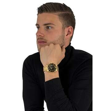 Invicta Men's 8929OB Pro Diver Analog Display Japanese Automatic Gold Watch