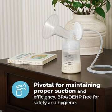 Spectra - Wide Breast Shield Set for Breast Milk Pumps - Medium 24mm