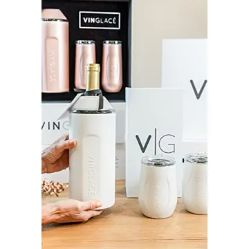 Vinglacé Champagne Chiller Gift Set with Flutes