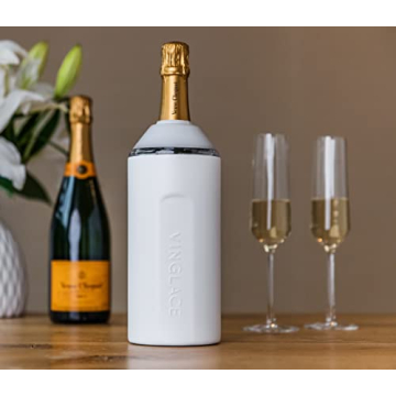 Vinglacé Champagne Chiller Gift Set with Flutes