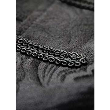 Mens Vintage Tailcoat Jacket Goth Long Steampunk Formal Gothic Victorian Frock Coat Costume for Halloween (Black, XL)