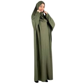 Modish Group Women Muslim Prayer Dress with Hijab