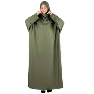 Modish Group Women Muslim Prayer Dress with Hijab