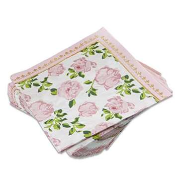 Kate Aspen Tea Time Whimsy Napkins-Pink (Set of 30) Serveware, One Size, Multi