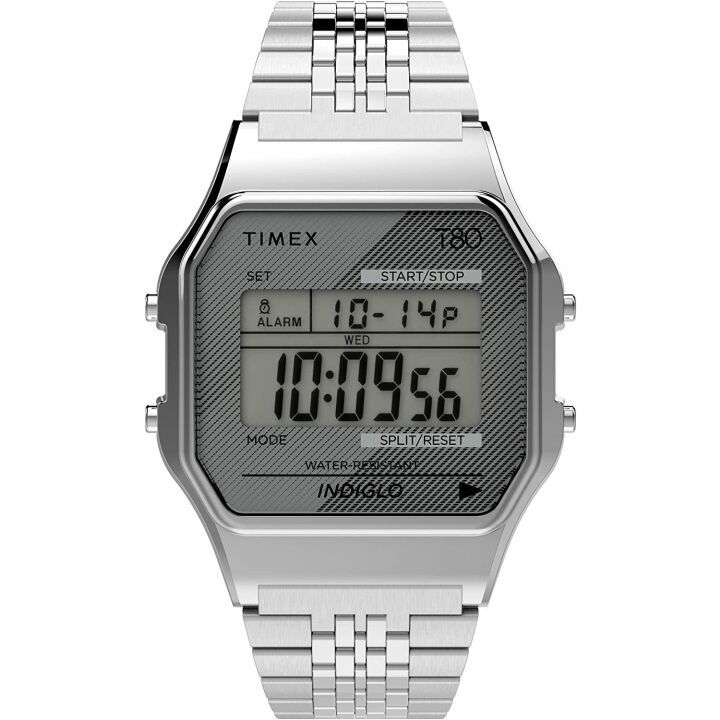 Timex T80 34mm Retro Digital Watch