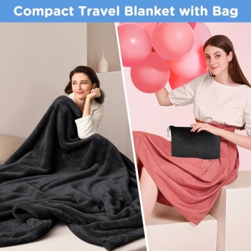 Premium 2-in-1 Travel Blanket Pillow for Ultimate Comfort
