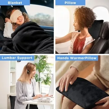 Premium 2-in-1 Travel Blanket Pillow for Ultimate Comfort