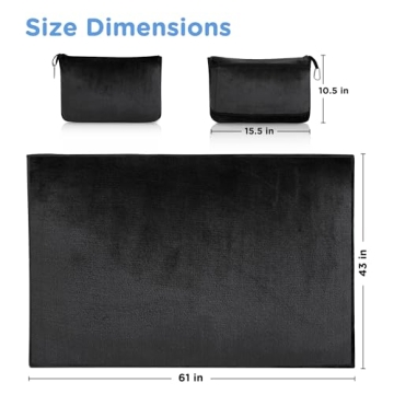 Premium 2-in-1 Travel Blanket Pillow for Ultimate Comfort