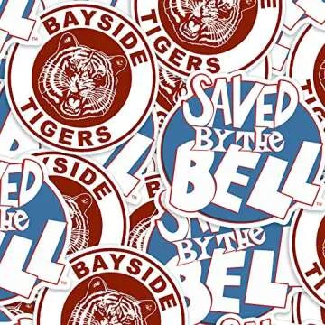 Popfunk Saved By the Bell Bayside Tigers and Logo Collectible Stickers