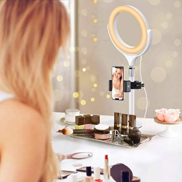 Yarrashop 8" Adjustable Selfie Ring Light for Video Calls