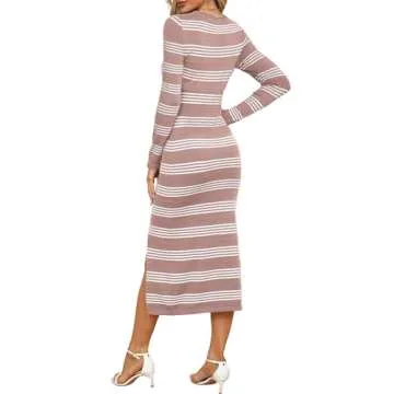 Womens Sweater Dress Long Sleeve - Fall Style 2024