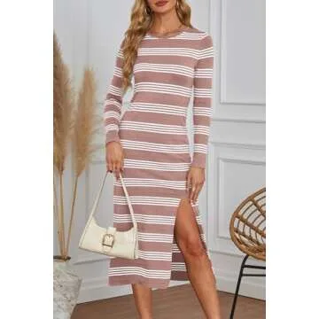 Womens Sweater Dress Long Sleeve - Fall Style 2024