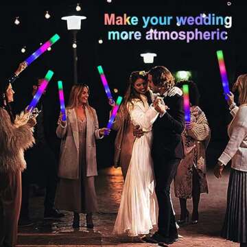 Glow Sticks Bulk for Parties and Celebrations - 8 Pcs