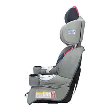 KidsEmbrace Disney Minnie Mouse 2-in-1 Forward-Facing Booster Car Seat LATCH | 5-Point Harness Booster 22-65lbs converts to Belt-Positioning Booster 40-100lbs | Adjustable