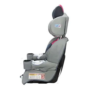 KidsEmbrace Disney Minnie Mouse 2-in-1 Forward-Facing Booster Car Seat LATCH | 5-Point Harness Booster 22-65lbs converts to Belt-Positioning Booster 40-100lbs | Adjustable