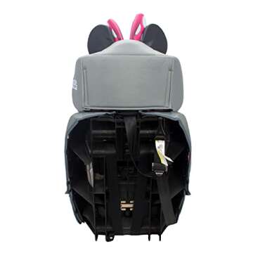 KidsEmbrace Disney Minnie Mouse 2-in-1 Forward-Facing Booster Car Seat LATCH | 5-Point Harness Booster 22-65lbs converts to Belt-Positioning Booster 40-100lbs | Adjustable