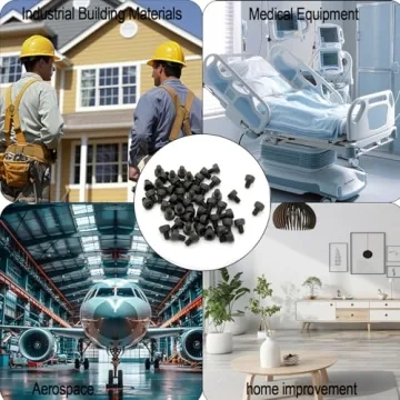 Jiuwu 50 Pcs M3x4mm Carbon Steel Hex Bolts for Projects