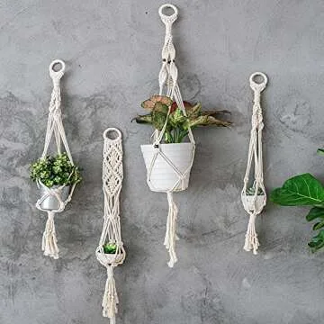 ZOUTOG 5mm Natural Cotton Macrame Rope for Crafts 109 yd