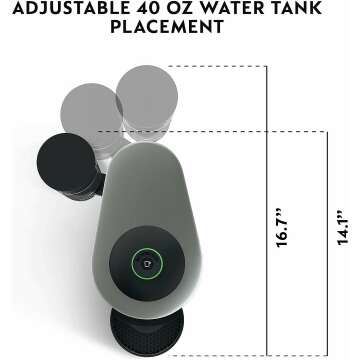 Nespresso VertuoPlus Machine by De'Longhi in Grey