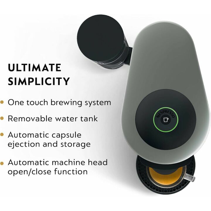 Nespresso VertuoPlus Machine by De'Longhi in Grey