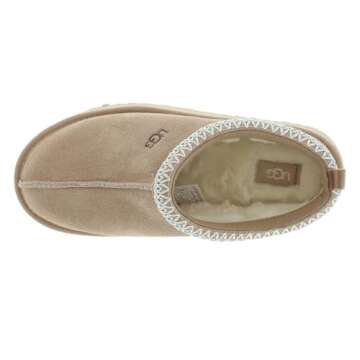 UGG Unisex-Child Tazz Slipper, Sand, 6 Big Kid