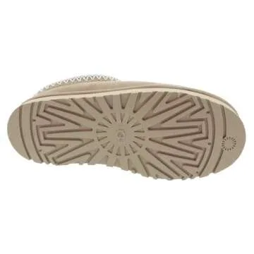 UGG Unisex-Child Tazz Slipper, Sand, 6 Big Kid