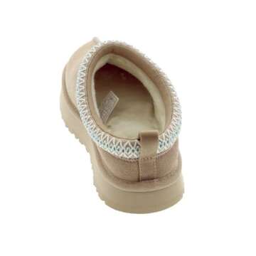 UGG Unisex-Child Tazz Slipper, Sand, 6 Big Kid