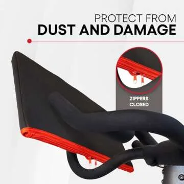 Premium Neoprene Monitor Cover for Peloton Bike Screen - Super Soft Terry - Fits Original or Bike+ and Tread - Protect from Dust and Damage - Screen Protector