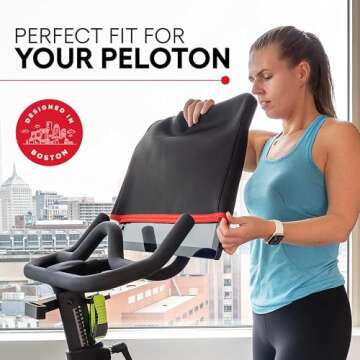 Premium Neoprene Monitor Cover for Peloton Bike Screen - Super Soft Terry - Fits Original or Bike+ and Tread - Protect from Dust and Damage - Screen Protector
