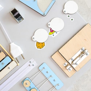 Personalized Montessori Busy Board for Toddlers