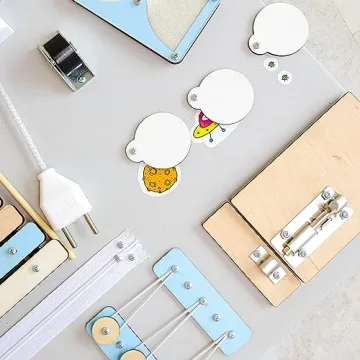 Personalized Montessori Busy Board for Toddlers