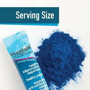 E3LIVE Blue Majik On-The-Go-Singles, 30 Count, 1 Gram