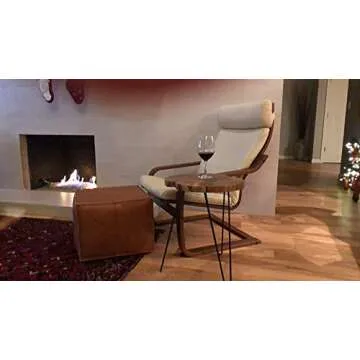 Elegant Leather Ottoman Pouf Customizable for Your Home