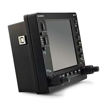 RealSimGear GNS530 Bezel | Realistic GPS Hardware for Flight Simulators | Student Pilot Navigation System | 5" LCD Display Screen