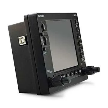 RealSimGear GNS530 Bezel | Realistic GPS Hardware for Flight Simulators | Student Pilot Navigation System | 5" LCD Display Screen