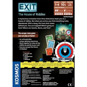 The House of Riddles Escape Room Game for Family Fun