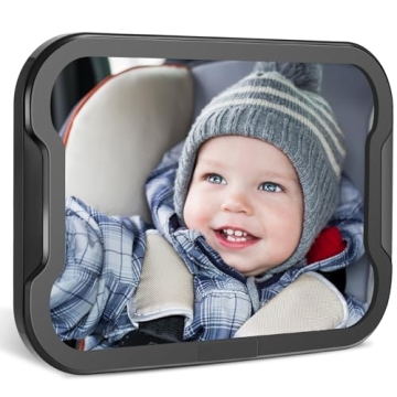 Zacro Baby Car Mirror, Shatter-Proof Acrylic Baby Mirror, Rearview Baby Mirror-Easily to Observe The...