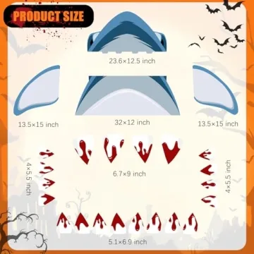 Shark Trunk or Treat Kit for Halloween Fun